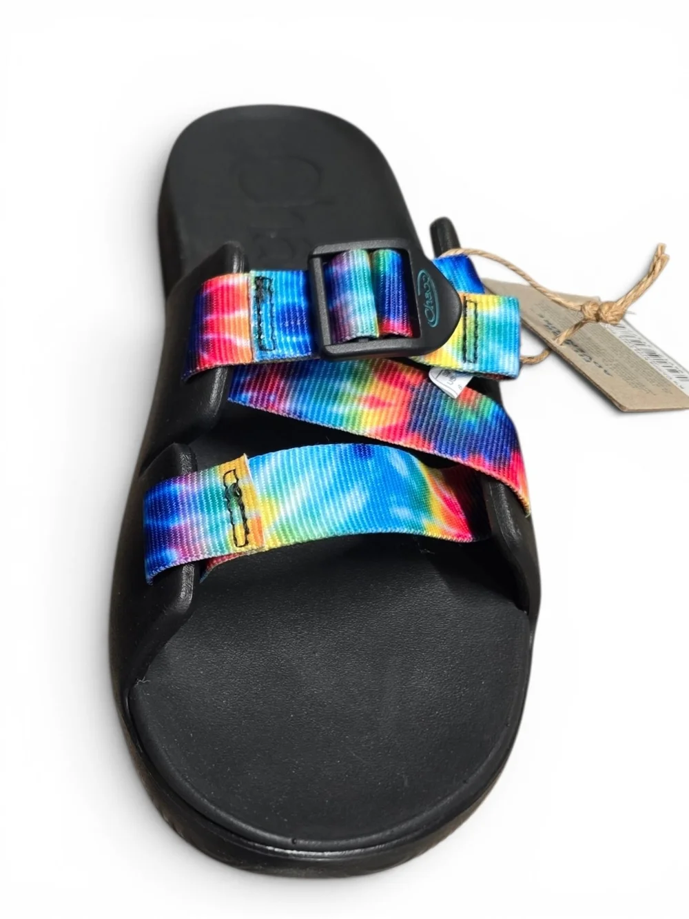 Chaco Chillos Kids Slide Sandals Youth Size 6 Tie Dye NWT Comfort Slides